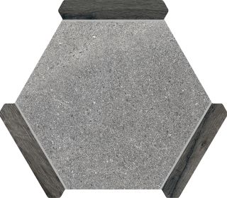 Керамогранит Monopole Сакраменто серый - черное дерево 71240, 22x25 (0,75)