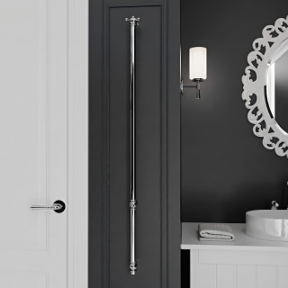 Полотенцесушитель электрический Indigo Гэтсби 1 DG1E120-4 4x120 см хром