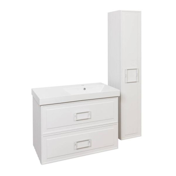 Тумба под раковину La Fenice Cubo TWIN  FNC-01-CUB-B-90-2 87.6 см