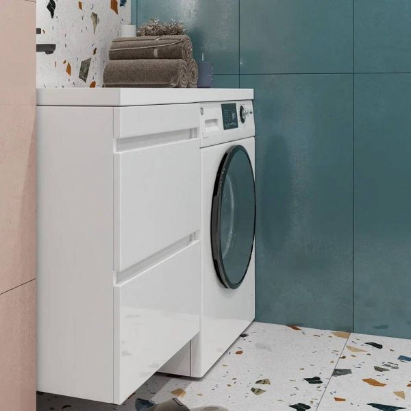 Тумба под раковину над стиральной машиной Vigo Urban 043 60 см белый