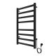 Полотенцесушитель электрический Azario Palermo AZ83858B 50x80 см чёрный