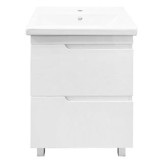 Тумба с раковиной Azario Kantri CS00097250 60 см белый глянец