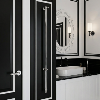 Полотенцесушитель электрический Indigo Гэтсби 1 DG1E120-4 4x120 см хром
