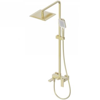 Душевая стойка Wonzon & Woghand Cube 2.0 WW-88047068-BG брашированное золото Душевая стойка Wonzon & Woghand Cube 2.0 WW-88047068-BG брашированное золото