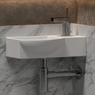 Подвесная раковина Ceramica Nova Element CN6039L 40см отверстие под смеситель справа белый Подвесная раковина Ceramica Nova Element CN6039L 40см отверстие под смеситель справа белый