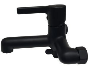 Смеситель для ванны Haiba HB60814-7 чёрный матовый