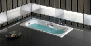 Акриловая ванна Roca Princess-N 2203E0000 160x75 см со звукоизоляцией отверстием для ручек и антискользящим покрытием