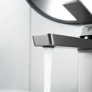 Смеситель для раковины Rose R1801T-1 оружейная сталь Смеситель для раковины Rose R1801T-1 оружейная сталь