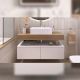 Тумба подвесная без столешницы Velvex Unit tp.UNI.50.1Y белый матовый, 50 см