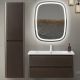 Шкаф-пенал подвесной Cezares Релакс (Relax) RELAX-1500-2A-SO-GM 40 см оружейная сталь