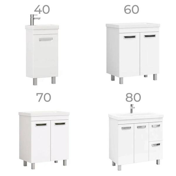 Тумба под раковину напольная Vigo Plaza 023 60 см белый