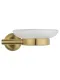 Мыльница с держателем Wonzon & Woghand Simple WW-6522-BG брашированное золото