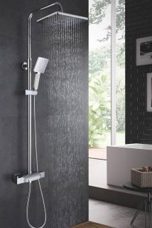 Душевая стойка Rose R3736 с термостатом хром Душевая стойка Rose R3736 с термостатом хром