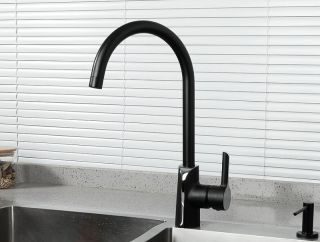 Смеситель для кухни Gappo G4003-6 чёрный/хром Смеситель для кухни Gappo G4003-6 чёрный/хром