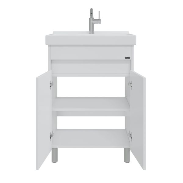 Напольная тумба под раковину Санта Мира 700472 60 см белый