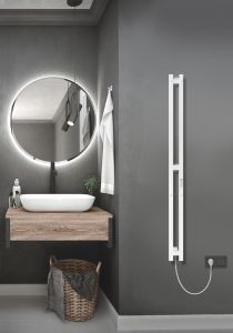 Полотенцесушитель электрический Indigo Style LSPRE120-10WMRt 120x10 см белый матовый