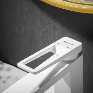 Смеситель для раковины Shevanik S6801C белый Смеситель для раковины Shevanik S6801C белый