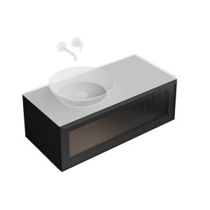 Тумба под раковину Kerama Marazzi Iconico IC.100.1\BLK 100 см чёрный матовый