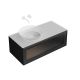 Тумба под раковину Kerama Marazzi Iconico IC.100.1\BLK 100 см чёрный матовый