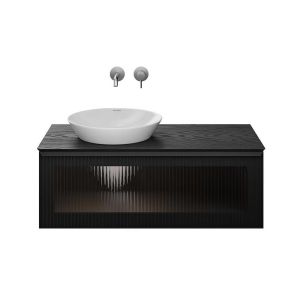 Тумба под раковину Kerama Marazzi Iconico IC.100.1\BLK 100 см чёрный матовый
