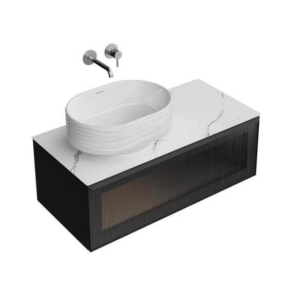 Тумба под раковину Kerama Marazzi Iconico IC.100.1\BLK 100 см чёрный матовый