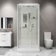 Душевая кабина Niagara Standart ST80/15Q 80x80 см профиль белый стекло прозрачное