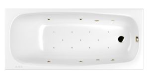 Гидромассажная ванна Whitecross Layla 0102.180080.100.RELAX.BR 180x80см Relax бронза