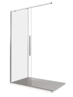 Душевое ограждение Good Door Idea WTW-130-C-CH 130*195 см профиль хром, стекло прозрачное