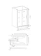 Душевое ограждение Good Door Idea WTW-110-C-B 110*195 см профиль чёрный, стекло прозрачное