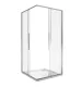 Душевое ограждение Good Door Idea CR-80-C-CH 80*80 профиль хром, стекло прозрачное