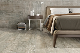 Керамогранит Idalgo Вуд Эго светло-серый ID9023N002SR 19.5x120 см