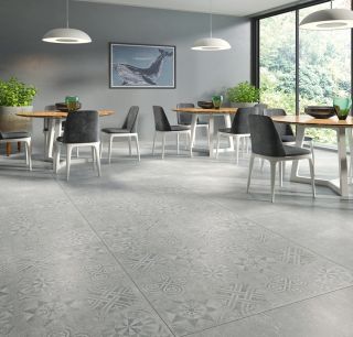 Керамогранит Idalgo Стоун цемент светло-серый ID9027B002SR Matt 60x120