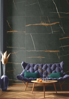 Керамогранит Idalgo Люссо Неро ID9093b021LLR Soft Polish 120x60