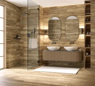 Керамогранит Idalgo Авеллано бежевый ID9098n036SR Structured 19.5x120 см