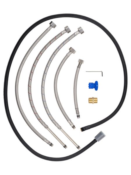 Смеситель для раковины Wonzon & Woghand WW-121B108-MW с выдвижным изливом белый матовый