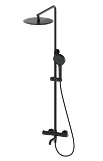 Душевая стойка Wonzon & Woghand WW-88739903-MB с термостатом чёрный матовый Душевая стойка Wonzon & Woghand WW-88739903-MB с термостатом чёрный матовый