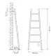 Полотенцесушитель электрический Wonzon & Woghand Rotenburg WW-PR207-CGG 139x48 см серый
