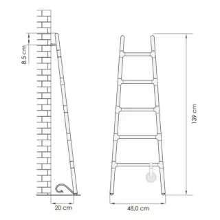 Полотенцесушитель электрический Wonzon & Woghand Rotenburg WW-PR207-MW 139x48 см белый матовый