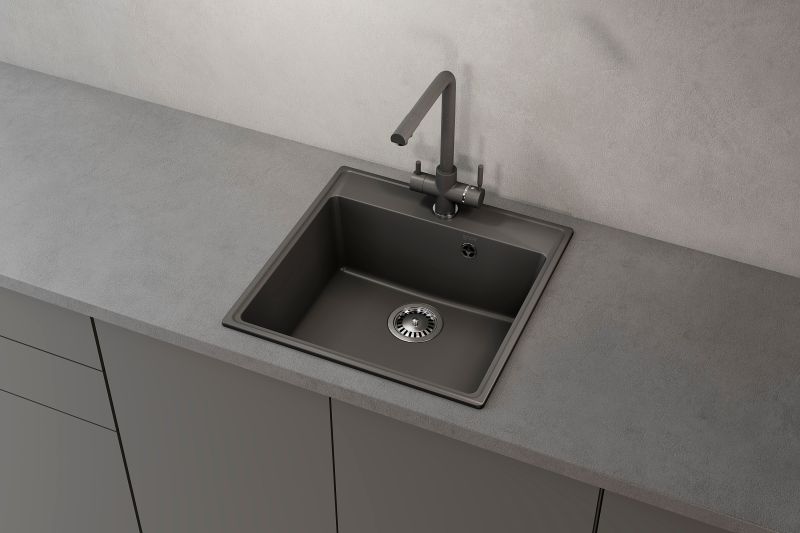 Кухонная мойка Ulgran Quartz Forte 505-02 лён