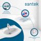 Мебельная раковина Santek Коралл 1WH110225 крыло слева 83 см белый
