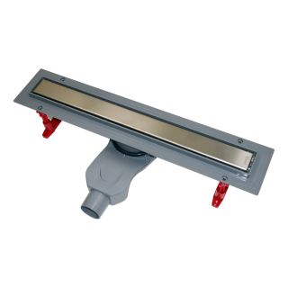 AZARIO AZ1105-00155 душевой лоток 550 мм с решеткой под плитку, хром матовый AZARIO AZ1105-00155 душевой лоток 550 мм с решеткой под плитку, хром матовый