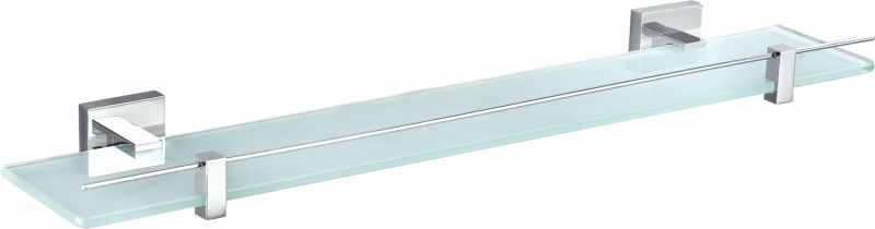 Стеклянная полка для ванной Wonzon & Woghand Polo WW-8927 хром