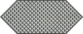 Плитка Kerama Marazzi HGD\A481\35006 Декор Келуш 2 черно-белый 14x34x0,69