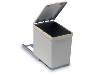 Система сортировки мусора Alveus ALBIO 1090331 10 1X16 L серый пластик
