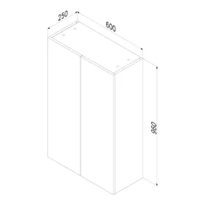 Шкаф подвесной AM.PM X-Joy M85CHX0602WG белый 60 см