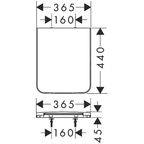 Сиденье для унитаза Hansgrohe EluPura Original Q 60150450 белый