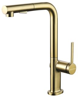 Смеситель для кухни Paulmark Neo Ne214419-BG брашированное золото Смеситель для кухни Paulmark Neo Ne214419-BG брашированное золото