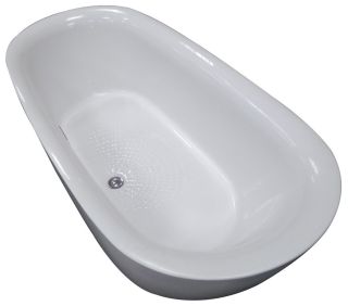 Акриловая ванна Cerutti SPA Como CT7386 отдельностоящая 170x75см