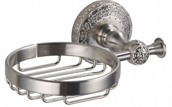 Мыльница решетчатая Zorg Antic AZR 04 SL серебро