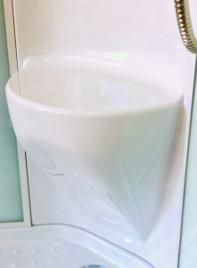 Душевая кабина Royal Bath HK стекло белое/матовое 100x100см RB100HK6-WC-CH